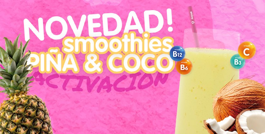 smoothie de piña & coco